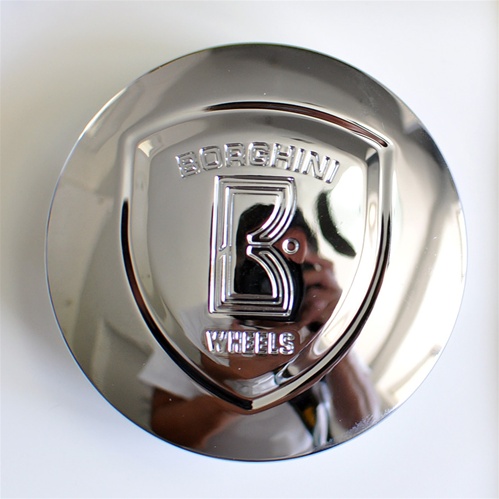 thumbnail image 2 of B14 Borghini Wheel Aluminum Center Cap – CS419-D1A-AL Finish 2 of 4