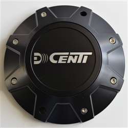 Dcenti Wheel Replacement Center Cap for DW990 (part # CBDW990-1P) Matte Black