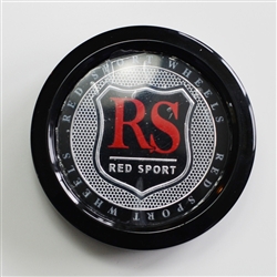 Red Sport Wheel Center Cap part number CCVE70-1P