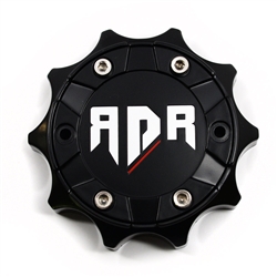 Red Dirt Road - RD55A-L and R Center Cap Serial Number CBRD05B-1P (Matte Flat Black)