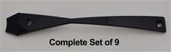 DCenti DW29 Replacement Insert (fin) Serial Number DDW29P2810 for 28" Wheels (Set of 9)