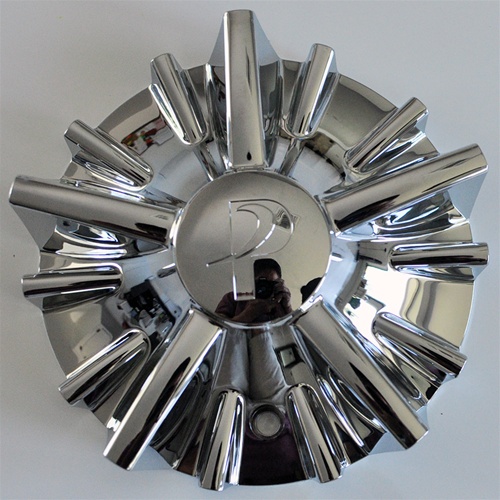 Phino Wheels PW48 CSPW48-1P Chrome Wheel Center Cap Snap In Included 