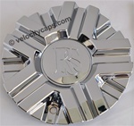 thumbnail image 2 of Red Sport Chrome Center Cap CSRSW11-A1P / SJ1404-02 – 1 Piece Wheel Cap 2 of 3