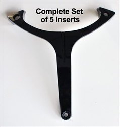 Velocity Wheel VW815 Replacement Insert Serial Number 336P20 (SJ710-06) for 20" Complete Set of 5