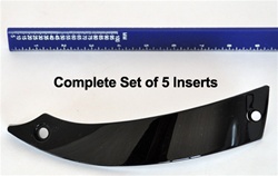 Velocity Wheel VW825 Replacement Insert (fin) Serial Number 338P18 and SJ711-39 for 18" Wheels (set of 5)
