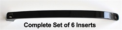 Velocity Wheel VW830 Replacement Insert (fin) Serial Number STW-339P22 for 22" Wheels (set of 6)